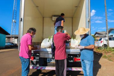 Ceagro e FundaÃ§Ã£o Banco do Brasil doam mais de 15 toneladas de alimentos em Laranjeiras do Sul 